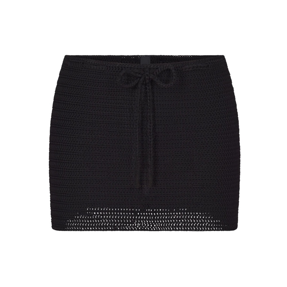 Skims crochet mini skirt